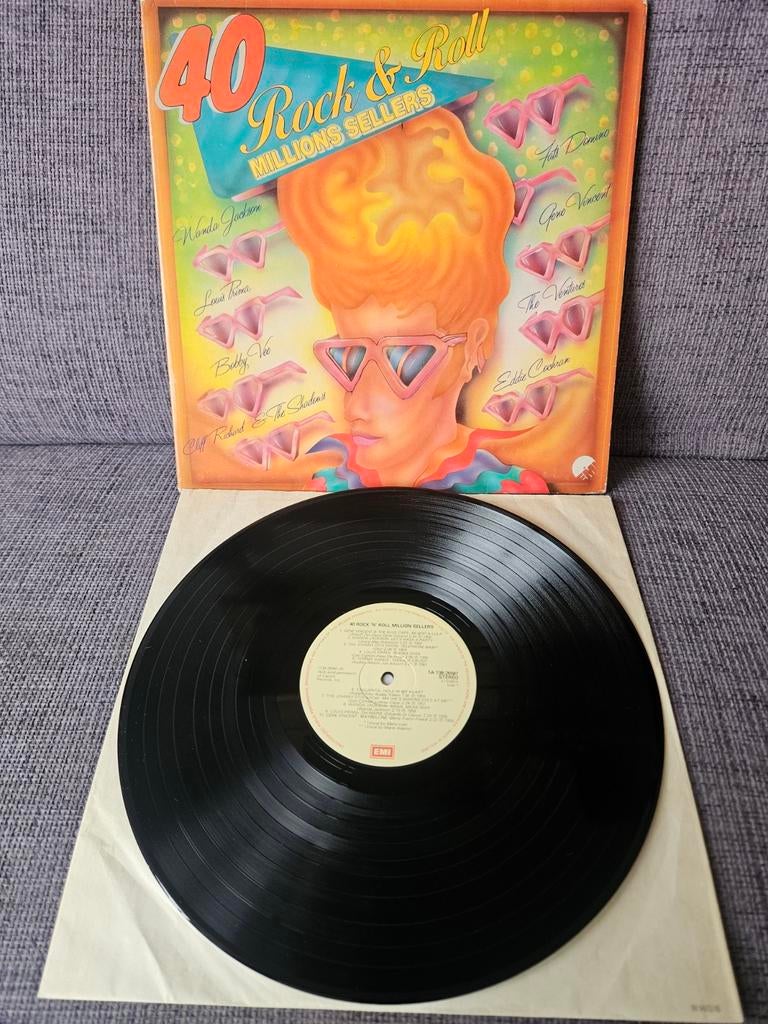 Lp. 40 rock&roll, Ophalen of Verzenden, Gebruikt, 12 inch, Poprock