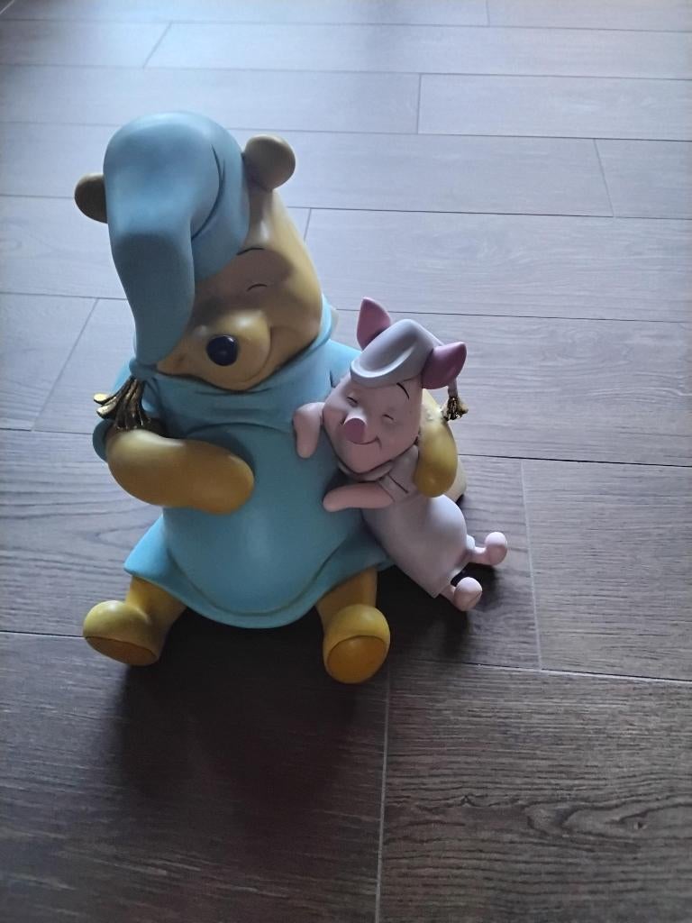 Winnie de Pooh en Knorretje beeld Disney, Ophalen, Winnie de Poeh of vrienden, Gebruikt, Beeldje of Figuurtje