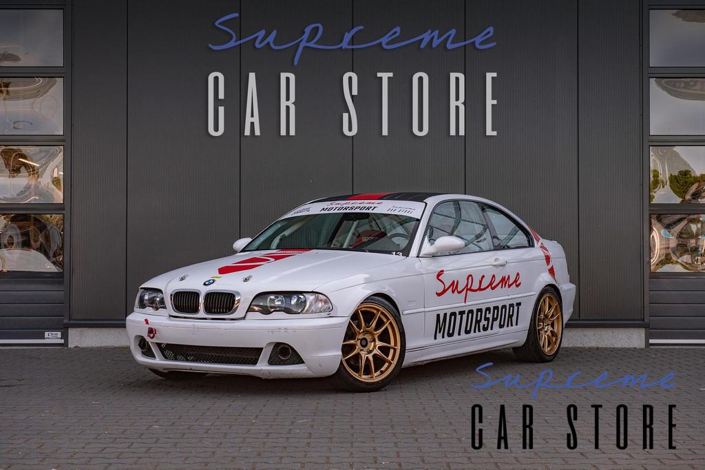 BMW 3-serie 328Ci Coupé Tracktool I Supreme Motorsport I Te, Gebruikt, 1370 kg, Sportstoelen, Wit