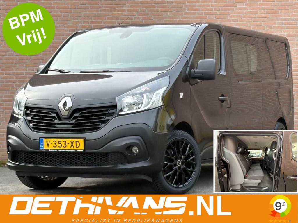 Renault Trafic 1.6dCi 126PK Dubbelcabine Lang / Euro6, Auto's, Voorwielaandrijving, Stof, Gebruikt, Met garantie (alle)