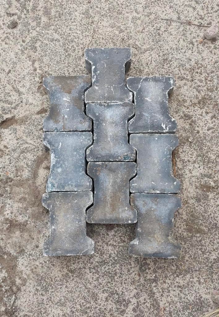 H Klinkers,  Betonklinkers. Gebruikte en nieuwe klinkers.., Tuin en Terras, Tegels en Klinkers, Verzenden, Gebruikt, Beton, Klinkers