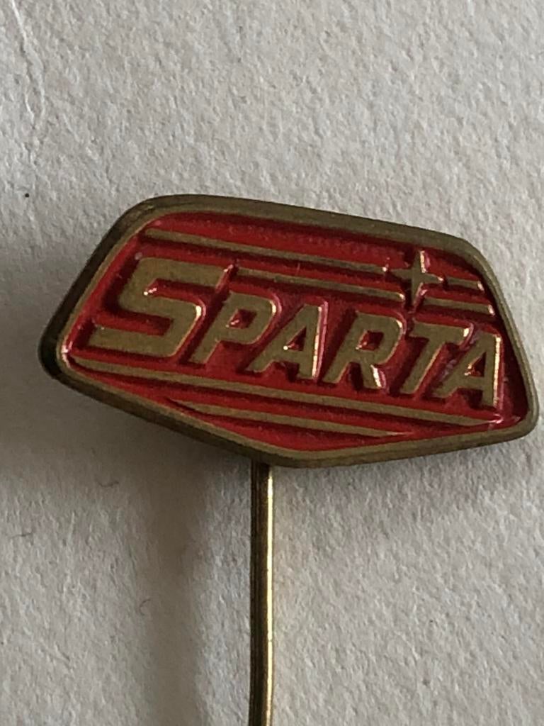 Oud speldje / pin #2 Sparta rijwielen / bromfietsen, Ophalen of Verzenden, Gebruikt, Merk, Speldje of Pin
