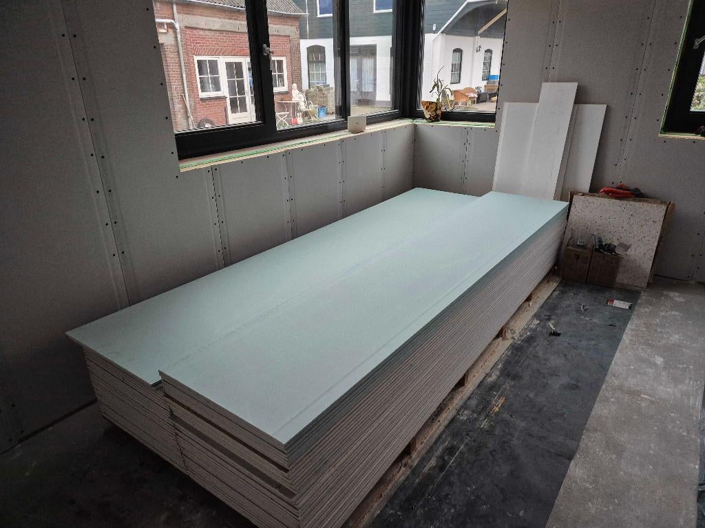 Gyprok waterafstotende gipsplaten afgeschuinde kant 300x60, Ophalen, Nieuw, Overige materialen, Minder dan 20 mm