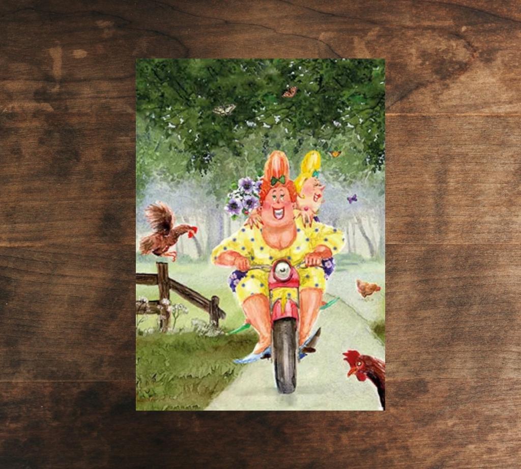 Ingrid Berendsen A6 ansichtkaart, Ophalen of Verzenden, 1980 tot heden, Ongelopen, Overige thema's