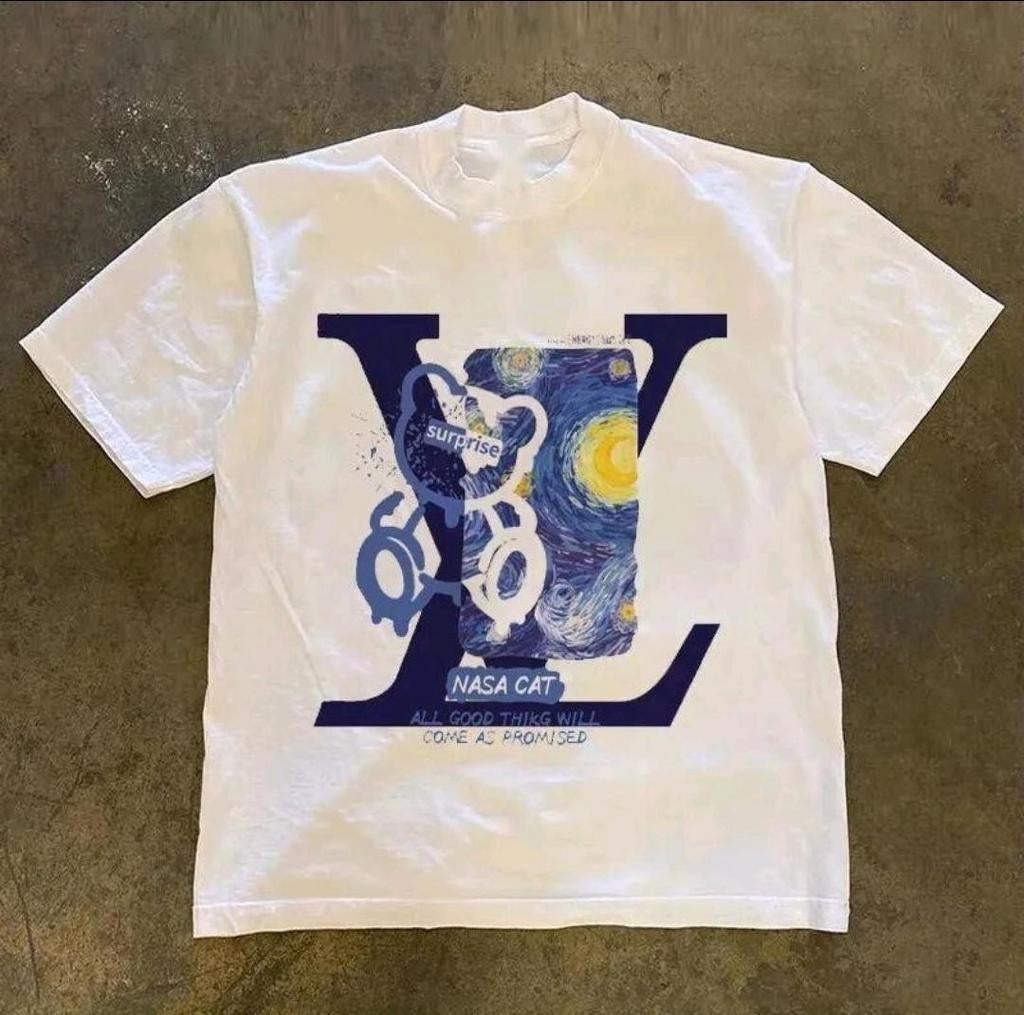 Louis Vuitton T-shirt 100% Katoen Maat S, Kleding | Heren, T-shirts, Wit, Nieuw, Ophalen of Verzenden, Louis Vuitton