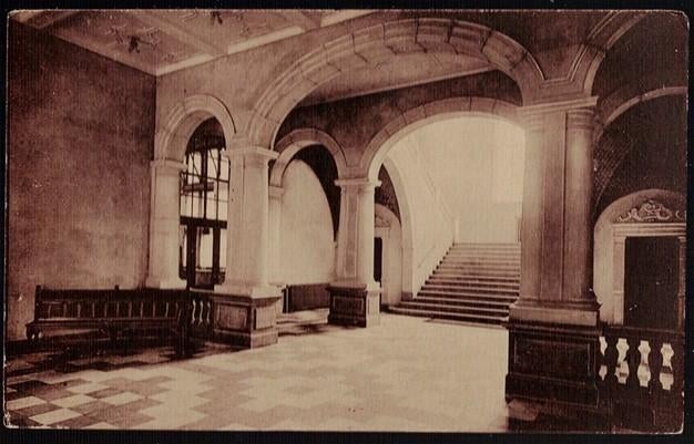 GRONINGEN  -  Academiegebouw-Vestibule  ( Ongelopen ), Ophalen of Verzenden, Voor 1920, Ongelopen, Groningen