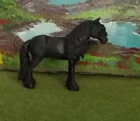 Fries 9 - zo groot als Schleich, Ophalen of Verzenden, Nieuw, Paard, Beeldje of Figuurtje