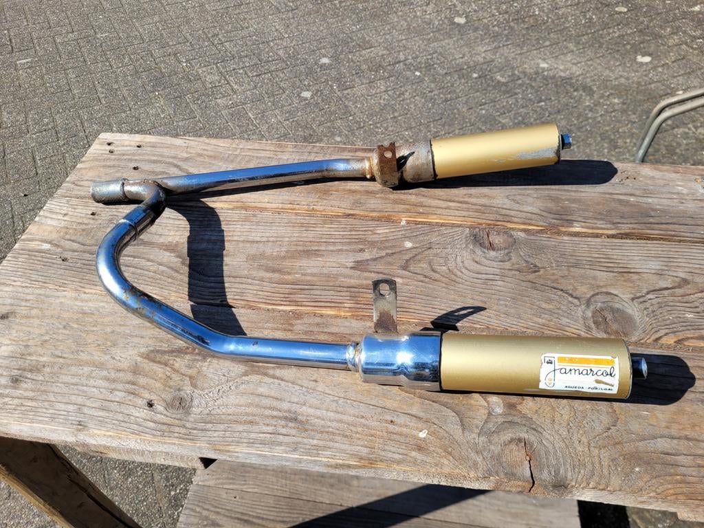 Honda mt mt5 dubbele uitlaat Jamarcol demper, Ophalen, Uitlaat, Overige merken