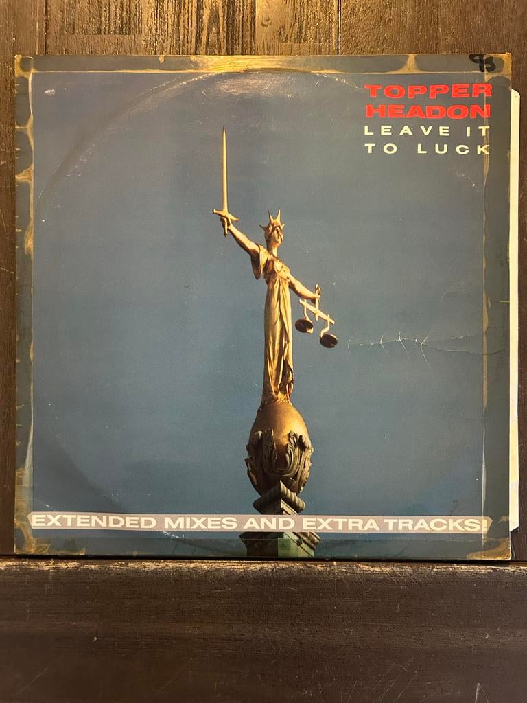 Topper Headon - Leave It To Luck (Extended Mixes), Cd's en Dvd's, Gebruikt, Maxi-single, Ophalen of Verzenden, 12 inch