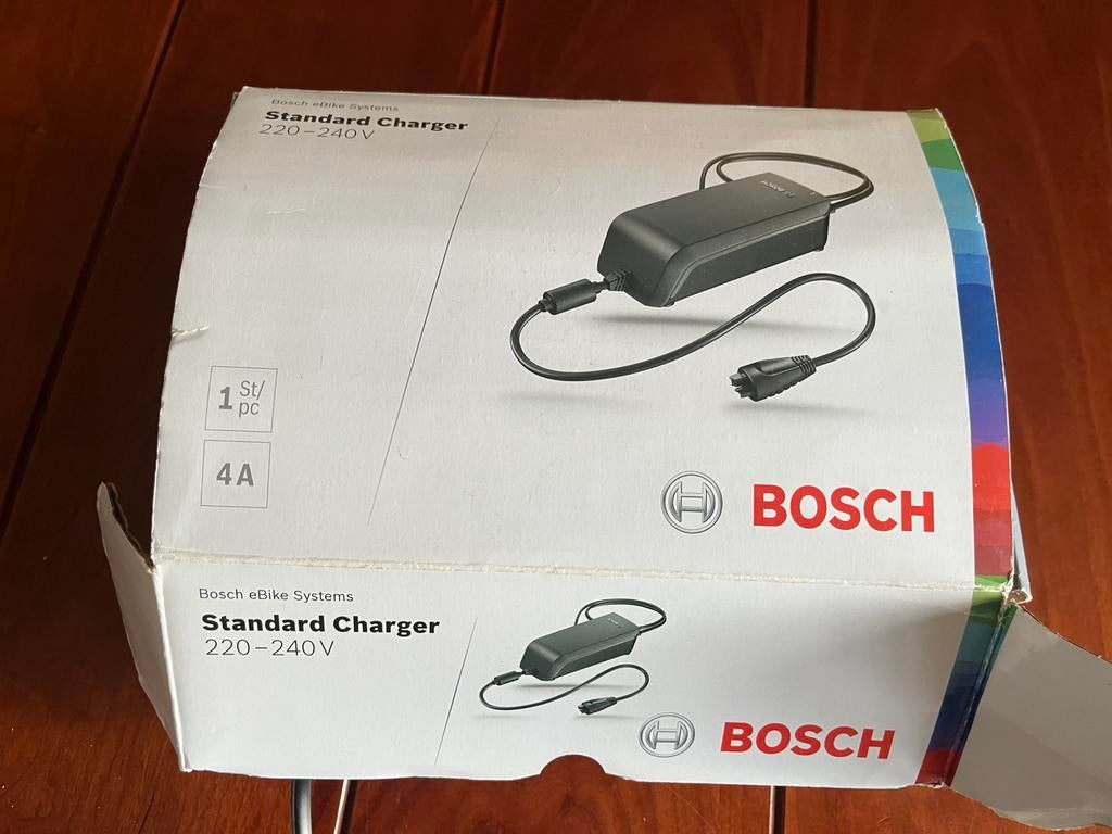 Bosch oplader, Ophalen, Gebruikt