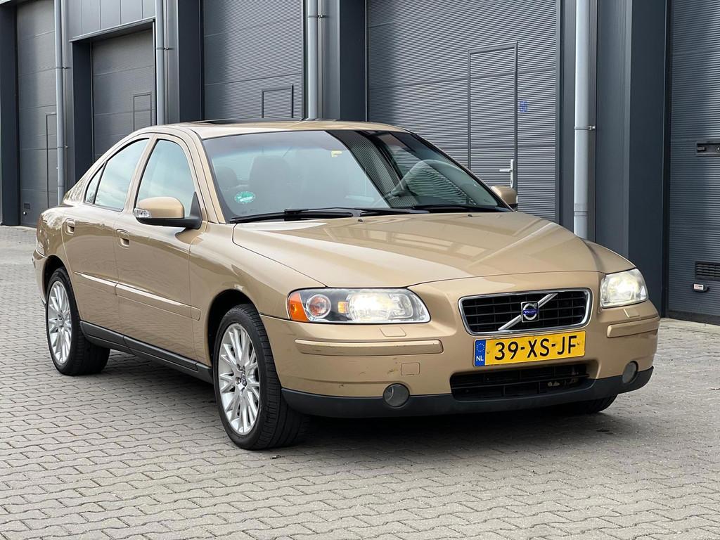 Volvo S60 2.4 DRIVERS EDITION + SCHUIFDAK + LEDER + LMV, Auto's, Volvo, Gebruikt, Zwart, Overige kleuren, S60
