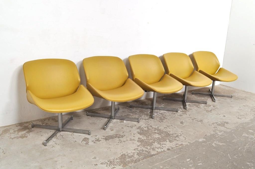 Artifort Exquis fauteuils designfauteuil Harcourt jaren 60, Ophalen of Verzenden, Gebruikt, Minder dan 75 cm, 50 tot 75 cm