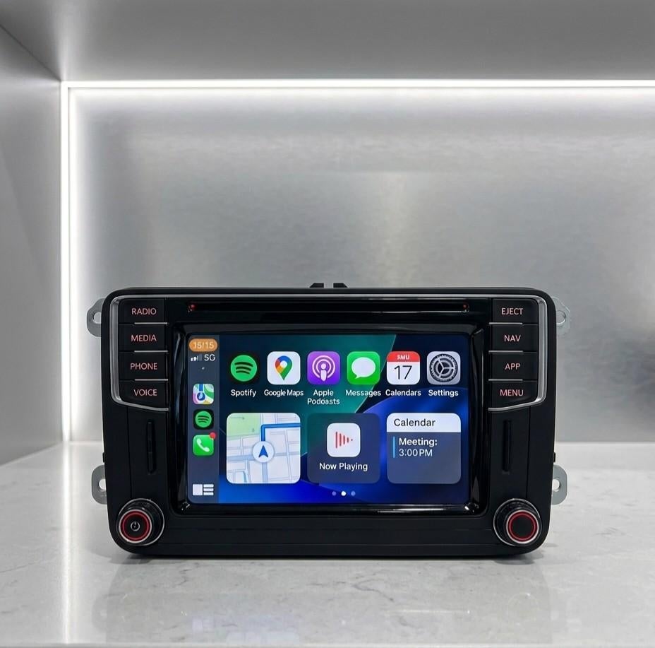 Volkswagen MIB STD2 PQ (G type) DAB+ en Carplay nieuw scherm, Ophalen of Verzenden, Zo goed als nieuw