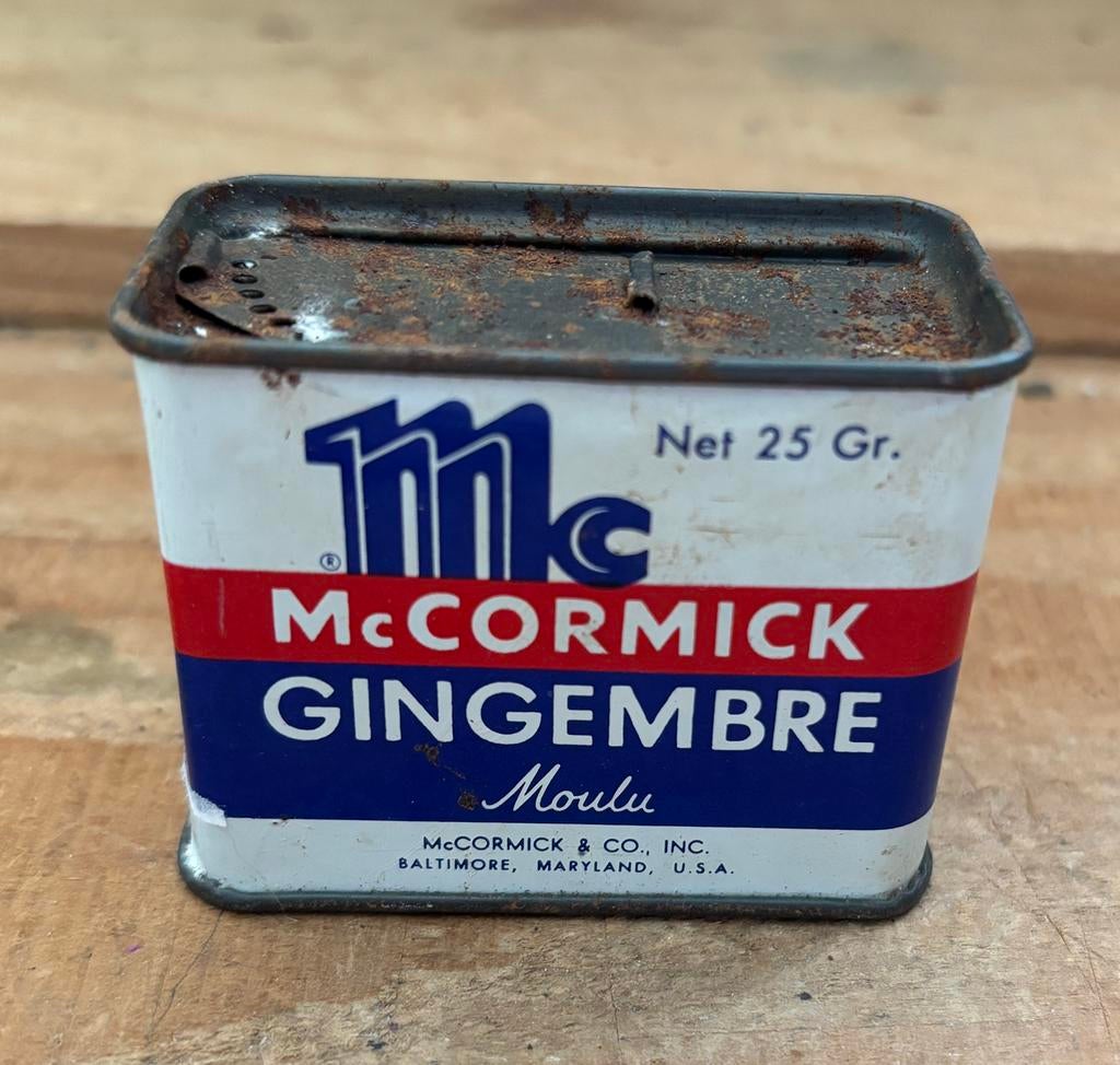 Mc Cormick blikje, Ophalen of Verzenden, Gebruikt, Overige