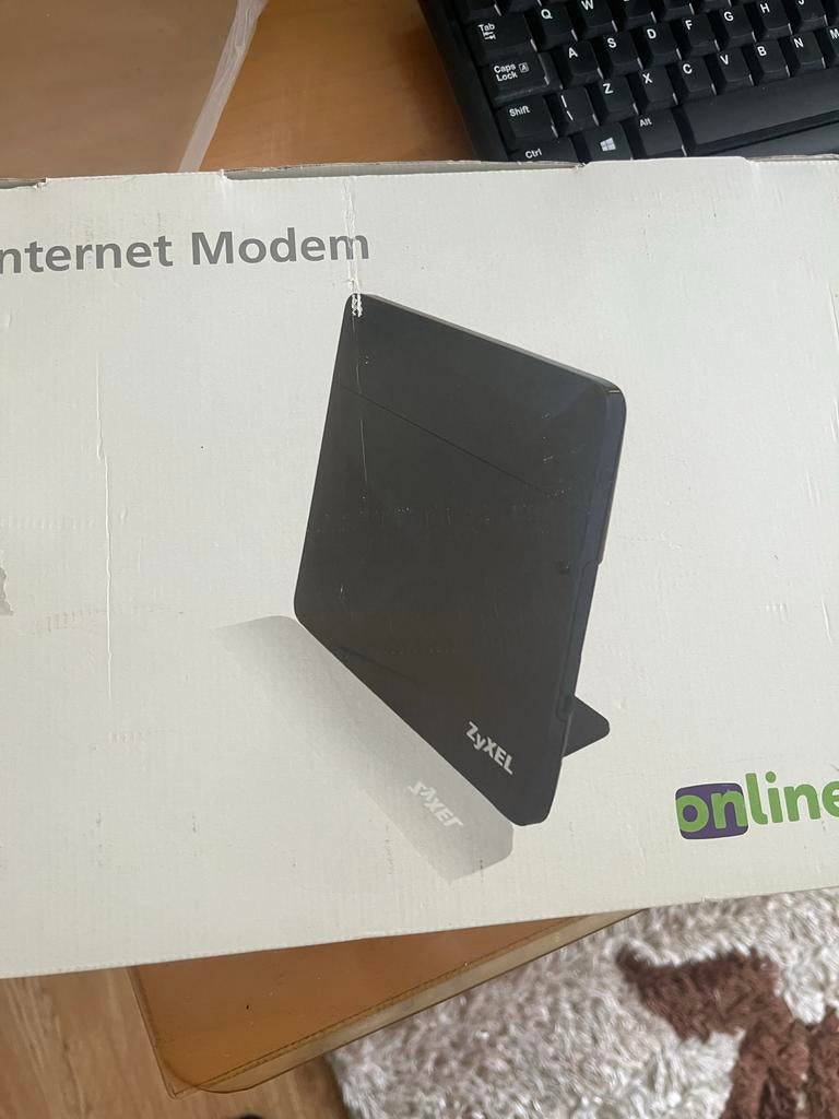 Zyxel Internet Modem, Ophalen of Verzenden, Nieuw, Router met modem