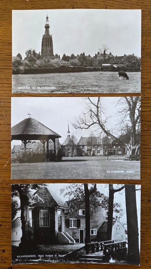 Hilvarenbeek, 3 ansichtkaarten, 1973, Ophalen of Verzenden, 1960 tot 1980