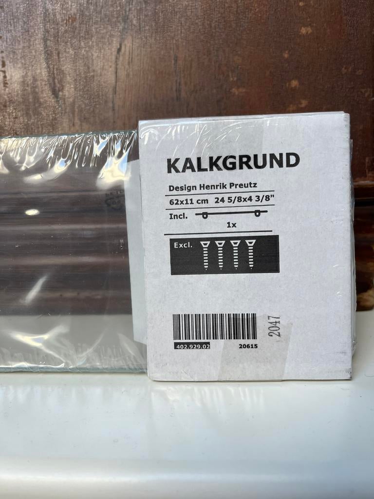 IKEA Kalkgrund glazen planchet, Ophalen, Nieuw
