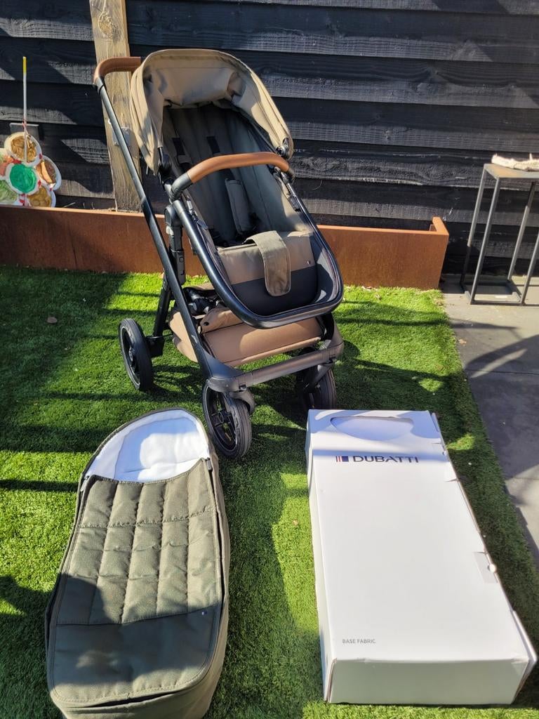 Dubatti One E4 kinderwagen groen, Kinderen en Baby's, Kinderwagens en Combinaties, Gebruikt, Overige merken, Ophalen