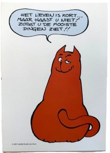 Jan Kruis Jan Jans en de kinderen AFFICHE 2001, Jan Kruis, Eén stripboek, Nieuw, Ophalen of Verzenden