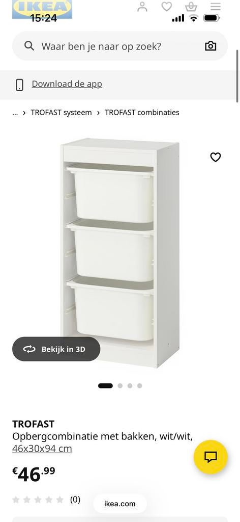 IKEA Trofast opberger met bakken, Ophalen, Zo goed als nieuw