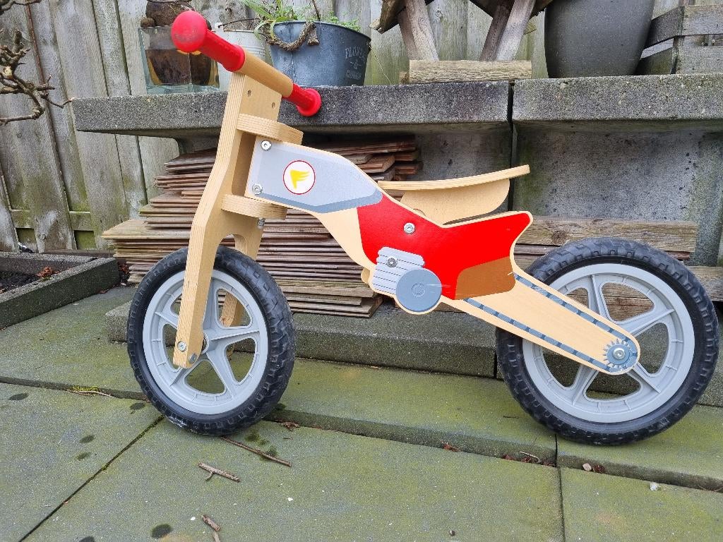 Houten loopfiets Playtive, Ophalen, Zo goed als nieuw, Loopfiets