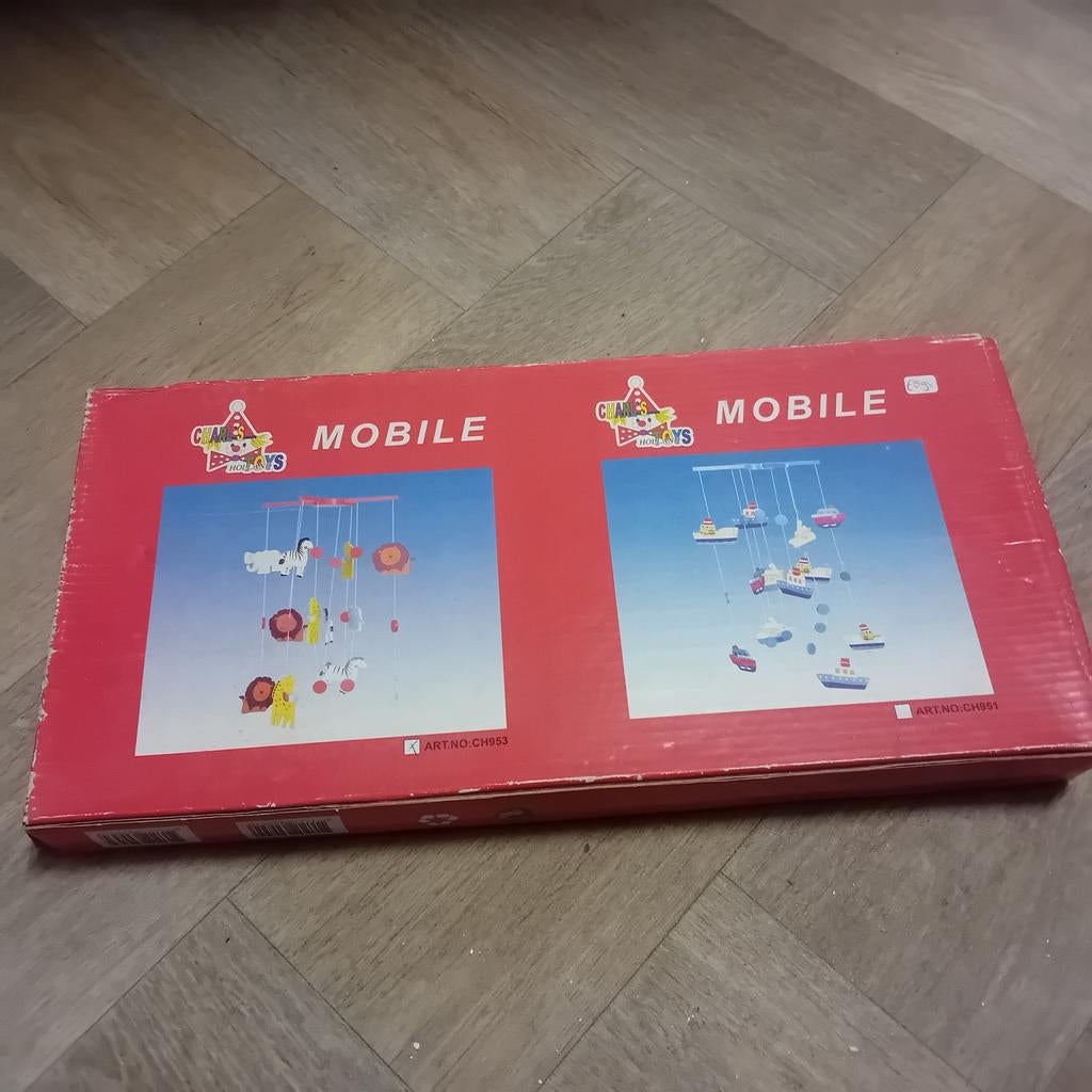 Nieuwe Baby Mobiel - Dieren of Boten Thema, Ophalen of Verzenden, Nieuw, Mobiel
