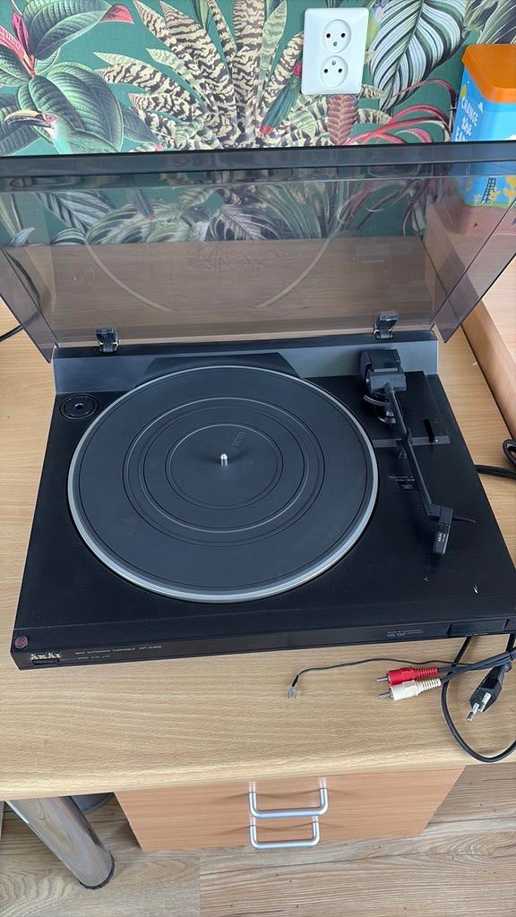 Een echte oude platenspeler voor de liefhebber, Audio, Tv en Foto, Platenspelers, Gebruikt, Automatisch, Ophalen of Verzenden