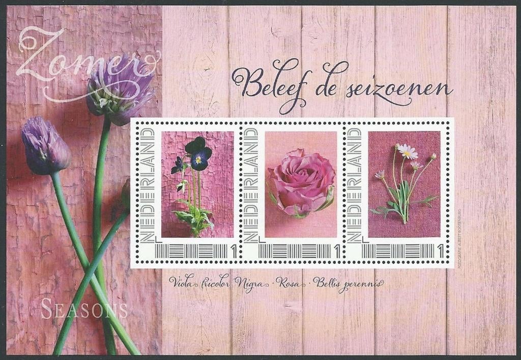 Postzegels Vier Jaargetijden: Zomer, Postzegels en Munten, Postzegels | Nederland, Ophalen of Verzenden, Na 1940, Postfris