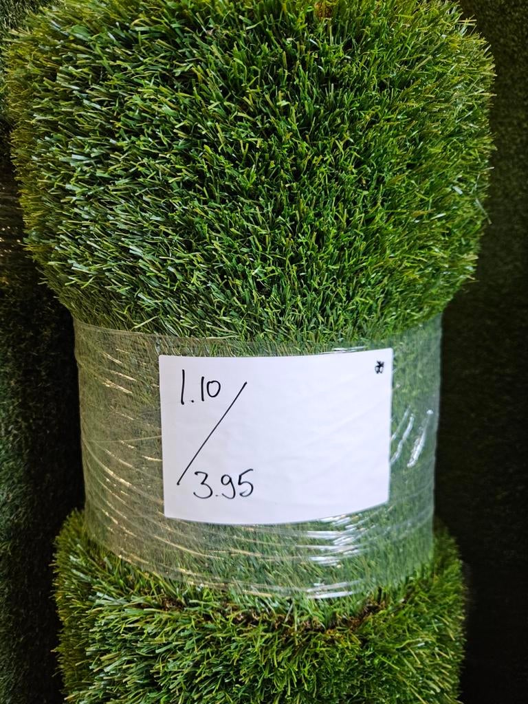 Luxe kunstgras coupon 45mm 1.10 x 3.95 ( 4.3m2 ), Ophalen of Verzenden, Nieuw, 20 m² of meer