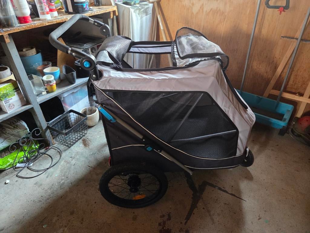 Trixie hondenkar voor achter fiets, Ophalen