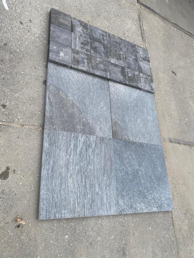 Mega Actie:  - 18,00 p/m2 incl. BTW -Goedkope tegels 20x20x6, Overige materialen, Nieuw, Ophalen of Verzenden, 10 m² of meer