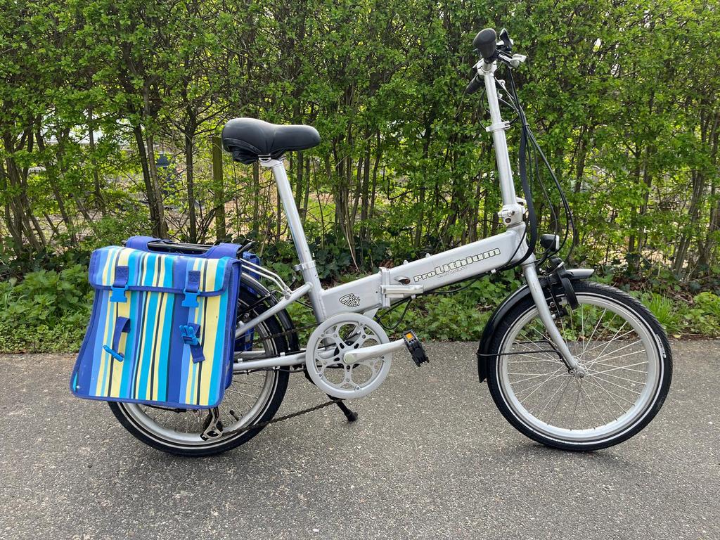 Electrische vouwfiets, Fietsen en Brommers, Fietsen | Vouwfietsen, Ophalen of Verzenden, Zo goed als nieuw, 20 inch of meer