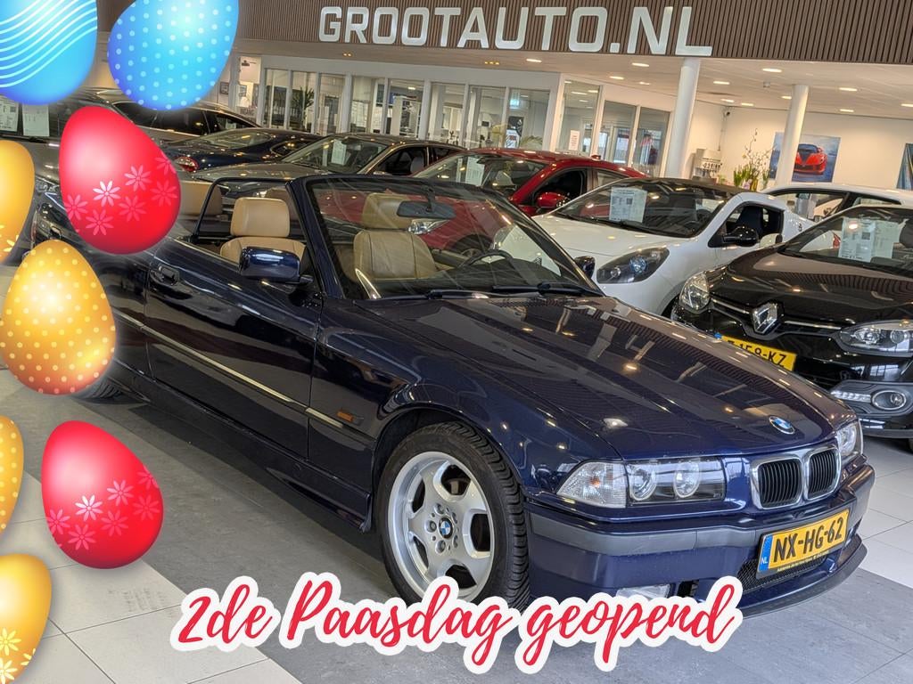 BMW 3 Serie Cabrio 320i Executive Automaat Airco, Stuurbekra, Automaat, Achterwielaandrijving, Elektrische ramen, Bedrijf