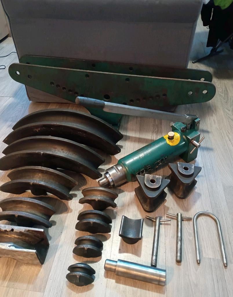 3 inch Pijpenbuiger buigpomp buigpers buizenbuiger, Ophalen of Verzenden, Gebruikt