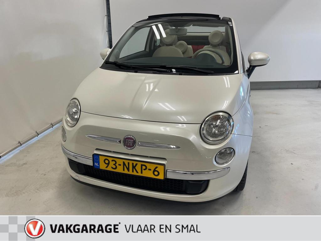 Fiat 500 C 1.2 Pop Cabrio Automaat incl. nieuwe schakelrobot, Euro 5, Stof, Gebruikt, 4 cilinders