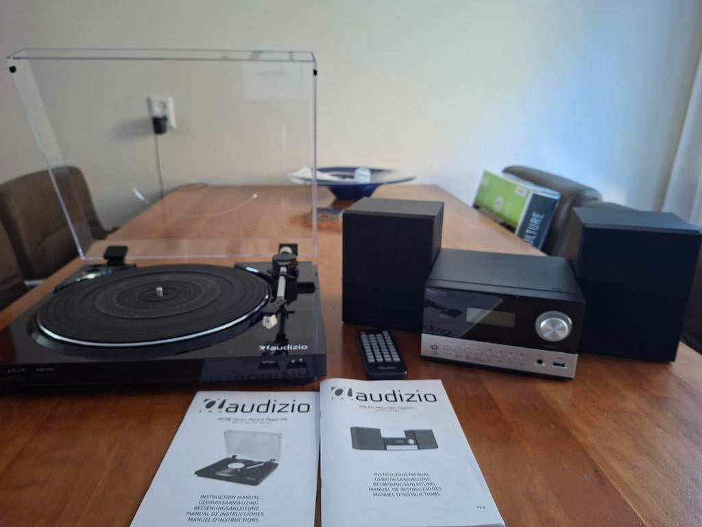 Compleet audioset met platenspeler, Tuner of Radio, Losse componenten, Zo goed als nieuw, Ophalen