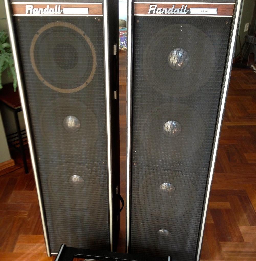 Randall vintage PA speakers, Audio, Tv en Foto, Luidsprekers, Gebruikt, Overige typen, 60 tot 120 watt, Ophalen