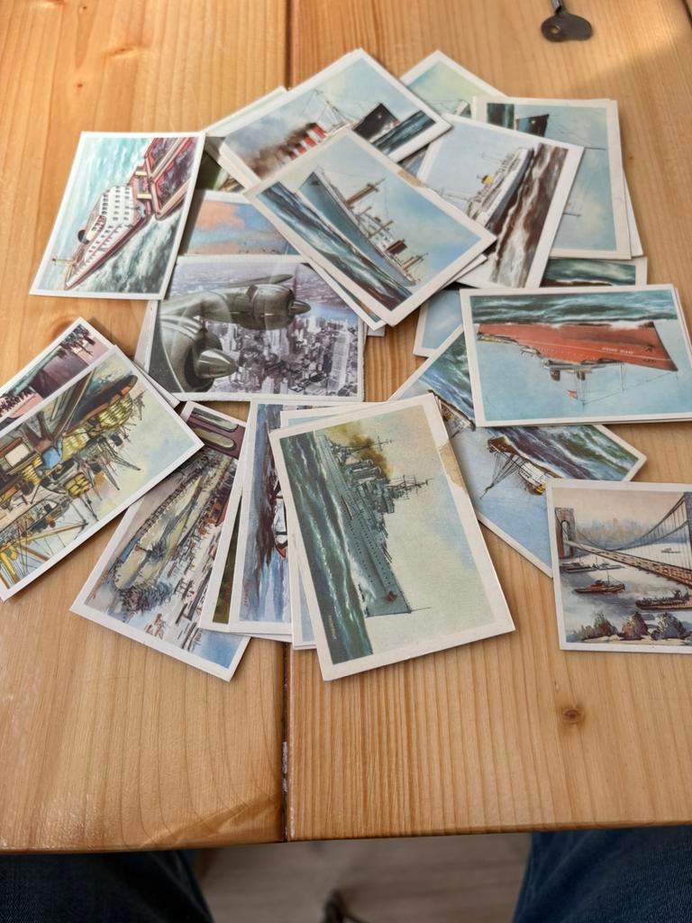 27x captain Grant kaartjes, Ophalen of Verzenden, Zo goed als nieuw