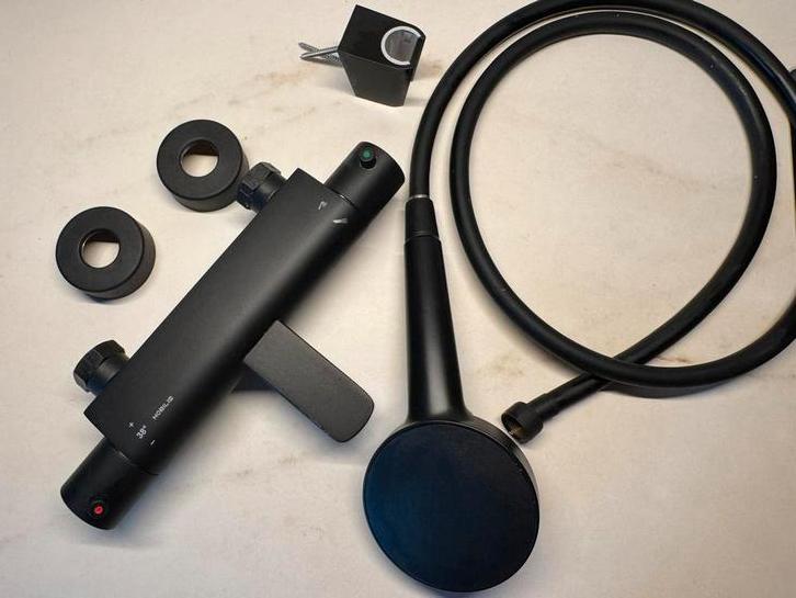 Nobili mat zwarte badkraan zgan, Doe-het-zelf en Verbouw, Sanitair, Ophalen of Verzenden, Zo goed als nieuw, Overige typen