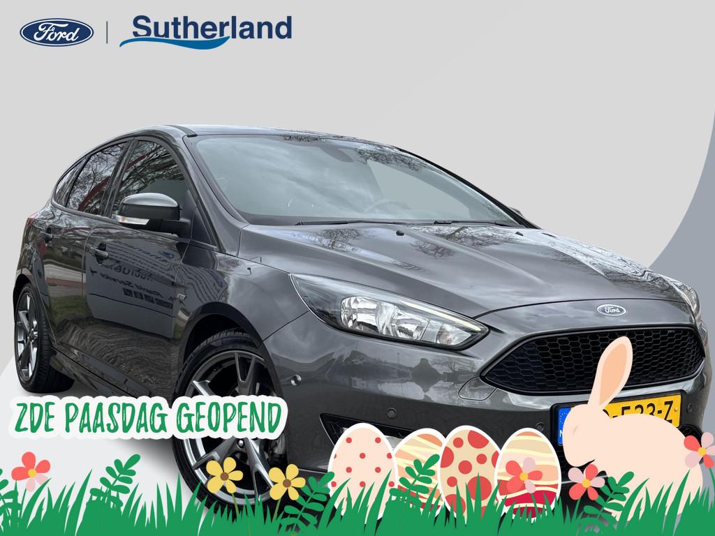 Ford Focus 1.0 Ecoboost ST-Line 125pk Achteruitrijcamera | 1, Gebruikt, Origineel Nederlands, 3 cilinders, Zilver of Grijs