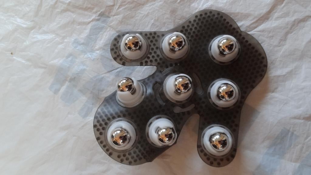 Massagehandschoen , met 9 drukballetjes , NIEUW , met, Sport en Fitness, Massageproducten, Ophalen of Verzenden, Nieuw, Overige typen