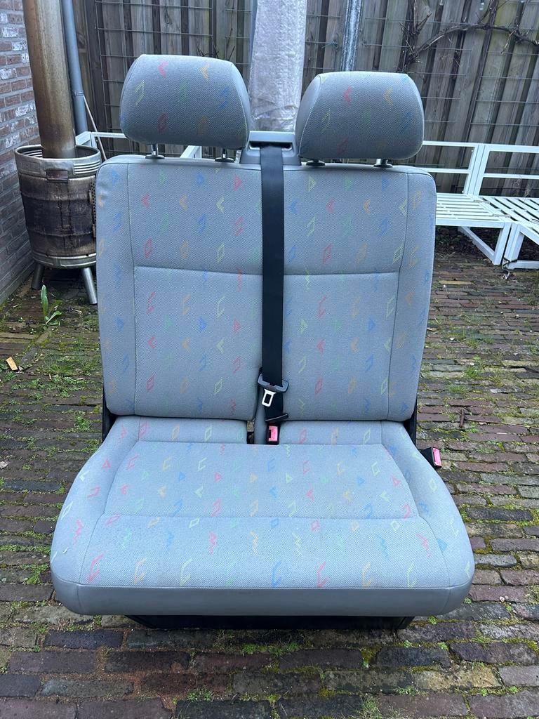Voorbank VW Transporter T5 - erg nette staat - inka stof, Auto-onderdelen, Interieur en Bekleding, Ophalen, Gebruikt, Volkswagen