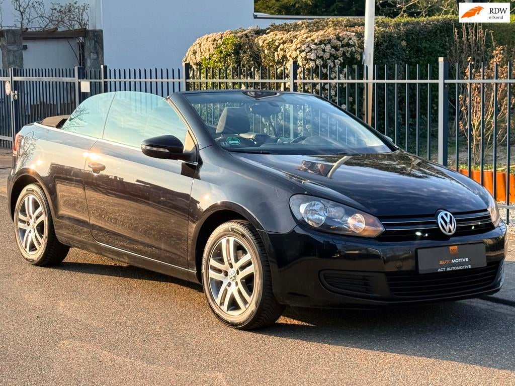 Volkswagen Golf Cabriolet 1.2 TSI Highline BlueMotion tech, Voorwielaandrijving, Euro 5, Stof, Zwart