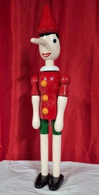 Mooie Pinokkio  van hout (63cm), Ophalen of Verzenden