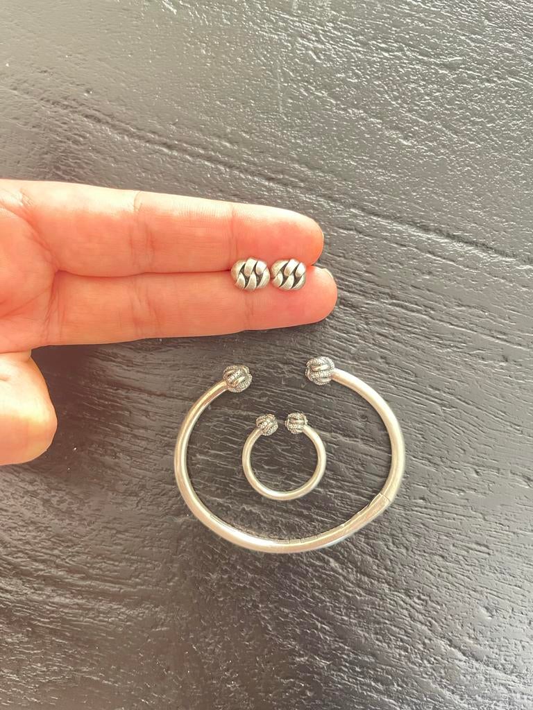 Buddha to Buddha ring, armband en oorknopjes, Sieraden, Tassen en Uiterlijk, Ringen, Gebruikt, Ophalen of Verzenden, 17 tot 18