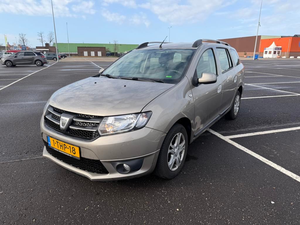 Dacia Logan 0.9 66KW TCE MCV 2014 Bruin, Auto's, Voorwielaandrijving, 898 cc, 40 €/maand, Bruin