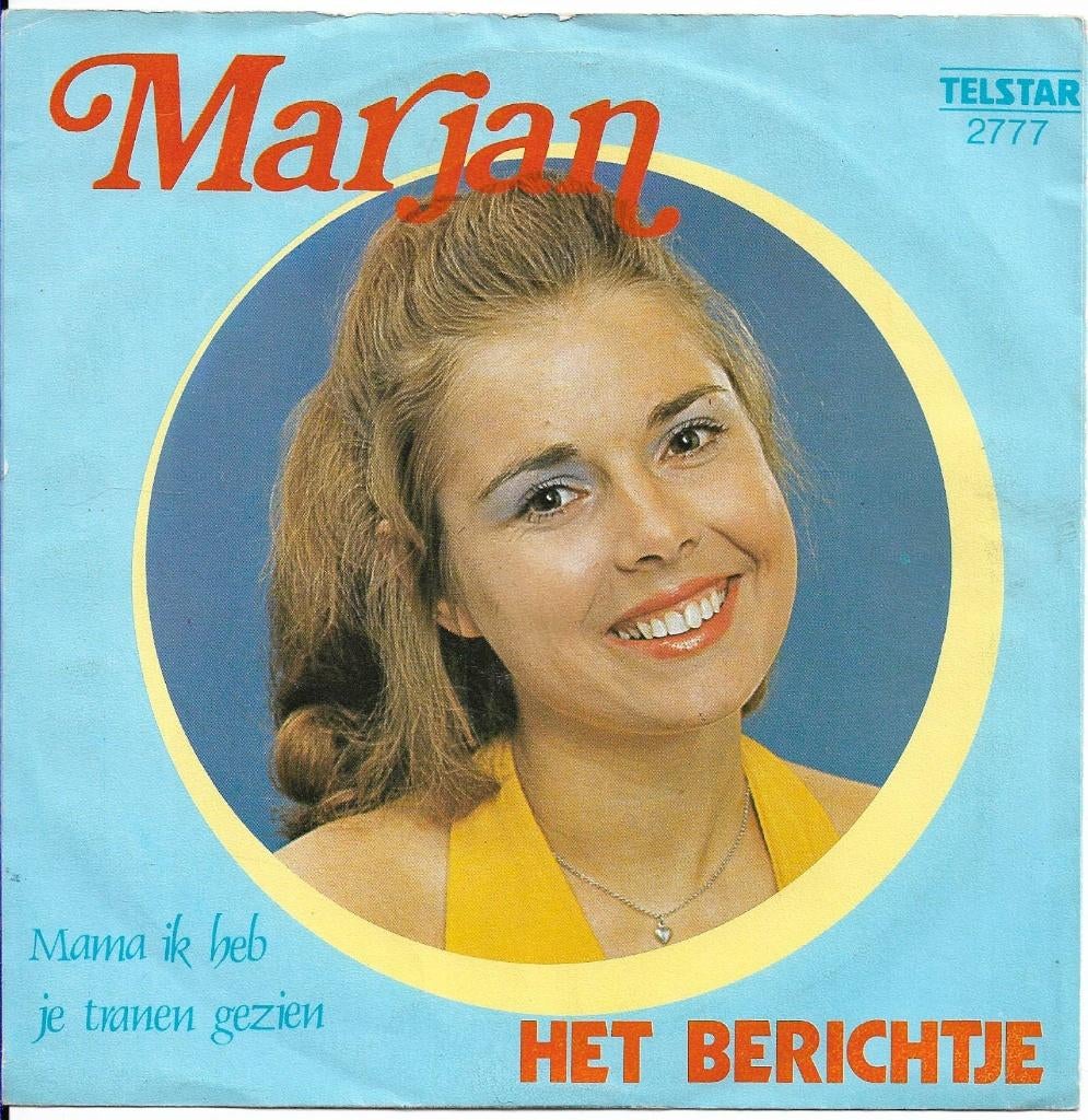 Marjan ( Telstar), Cd's en Dvd's, Vinyl Singles, 7 inch, Single, Ophalen of Verzenden, Zo goed als nieuw