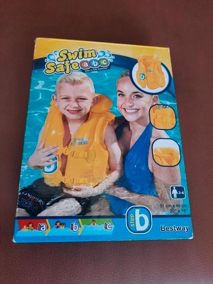 Zwemvest 3-6 jaar opblaasbaar, Ophalen of Verzenden, Zo goed als nieuw