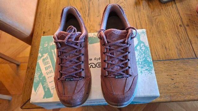 Lowa Ascona GTX leren wandelschoenen - Pruim-paars maat 39,5, Kleding | Dames, Schoenen, Overige kleuren, Lowa, Zo goed als nieuw