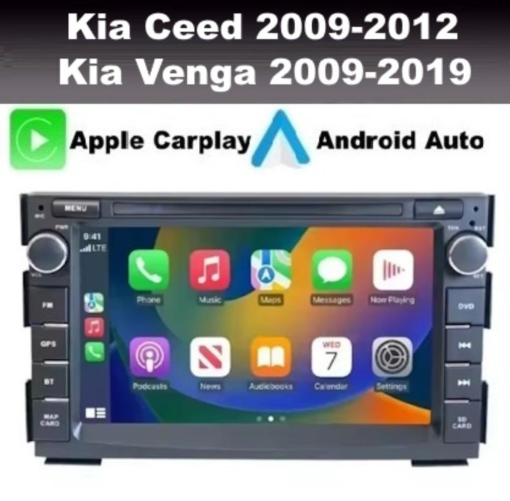 Kia Venga 2009-2019 navigatie android 14 apple carplay dab+, Auto diversen, Autoradio's, Nieuw, Ophalen of Verzenden